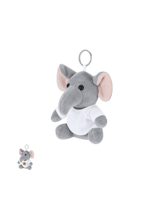 Porte-Clés Peluche Gunnin Matières : polyester Couleurs : blanc