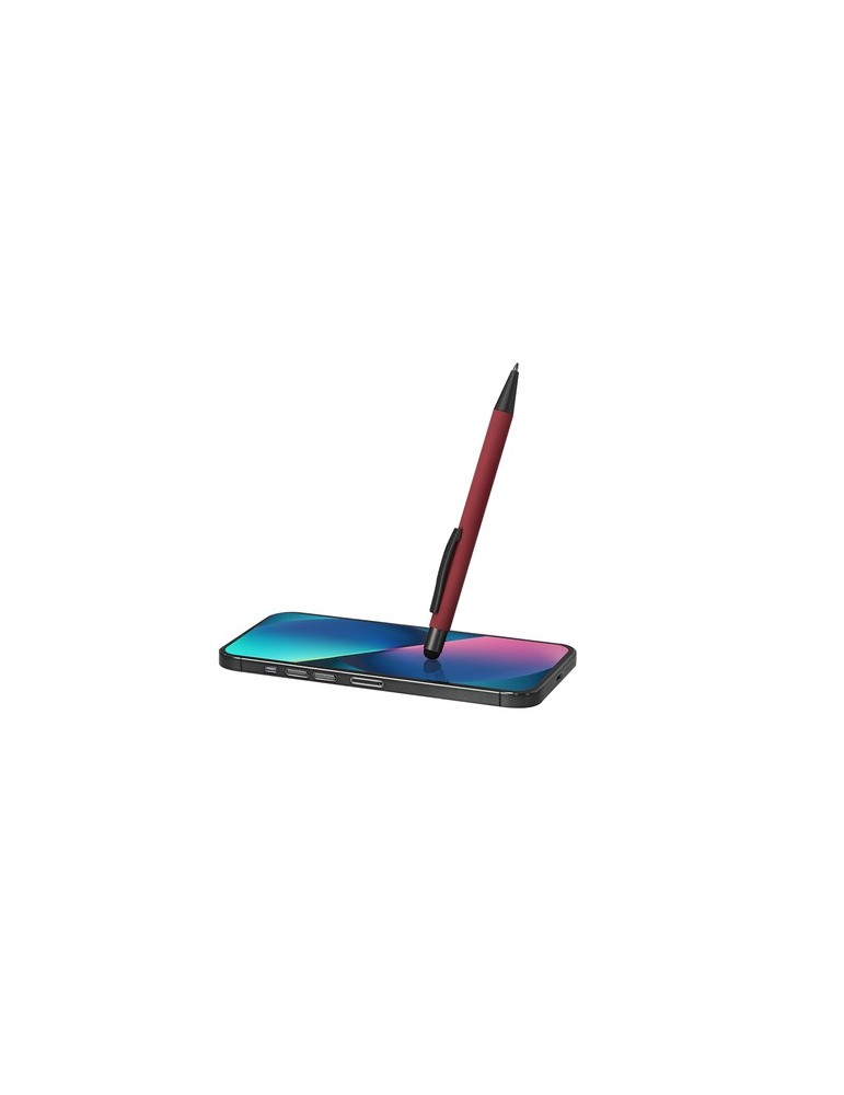 Stylet Bille Rilon Matières : caoutchouc Couleurs : noir impression logo haute qualité