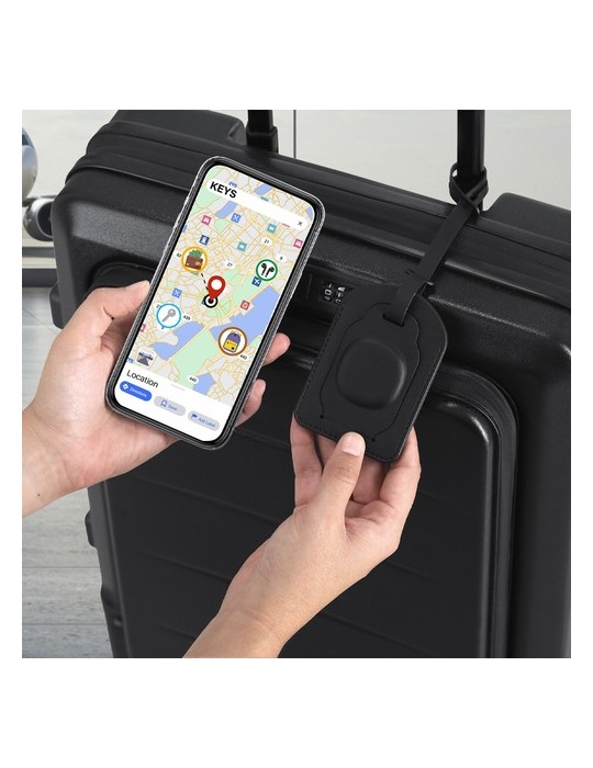 Identificateur Valise Traqueur Laloc Matières : PU Couleurs : noir marquage laser ultra précis