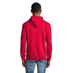 Hoodie Uni Personnalisé 260g - STONE Matières : coton Taille textile : S Couleurs : rouge livraison express 24h 48h
