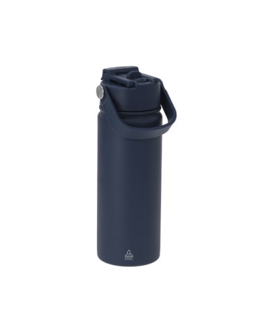 Bidon Thermique Alister Couleurs : noir Matières : acier inoxydable recyclé cadeau collaborateur premium
