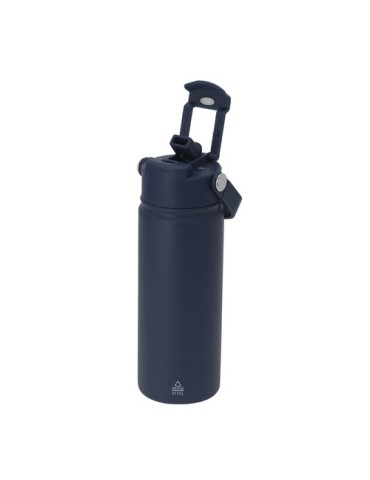 Bidon Thermique Alister Couleurs : bleu marine Matières : acier inoxydable recyclé cadeau entreprise pas cher
