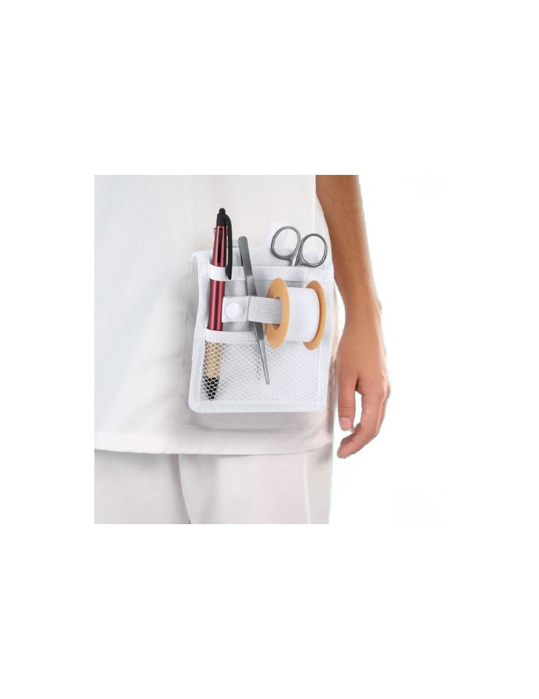 Organiseur Infirmier Kocis Couleurs : blanc Matières : polyester recyclé cadeau collaborateur premium