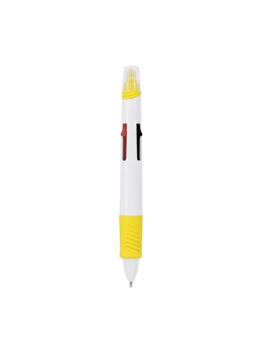Stylo Multicolore Reggan Couleurs : jaune