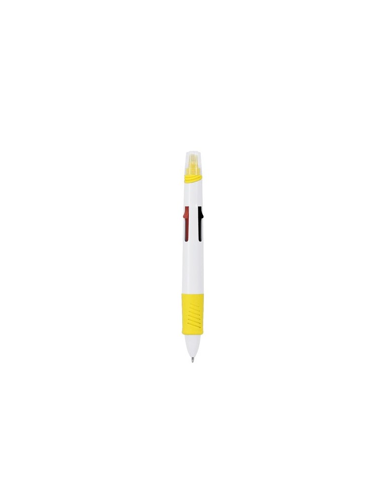 Stylo Multicolore Reggan Couleurs : jaune