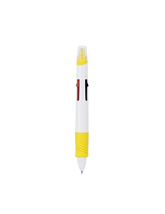 Stylo Multicolore Reggan Couleurs : jaune