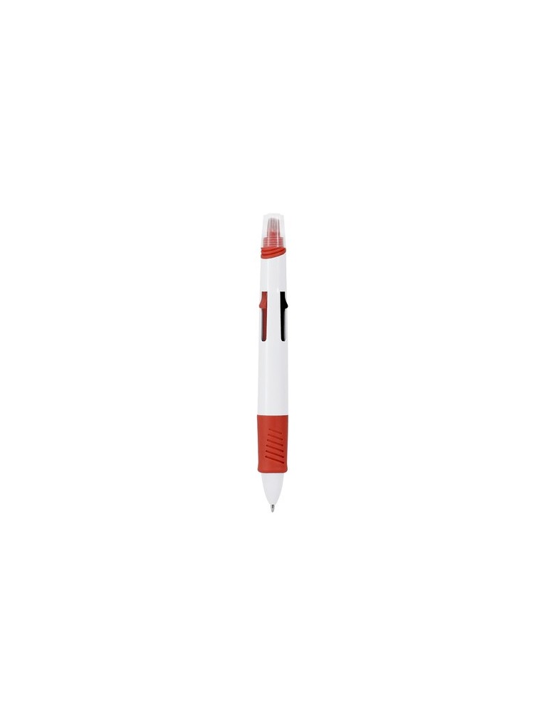 Stylo Multicolore Reggan Couleurs : rouge goodies publicitaire événementiel