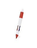 Stylo Multicolore Reggan Couleurs : rouge cadeau collaborateur premium