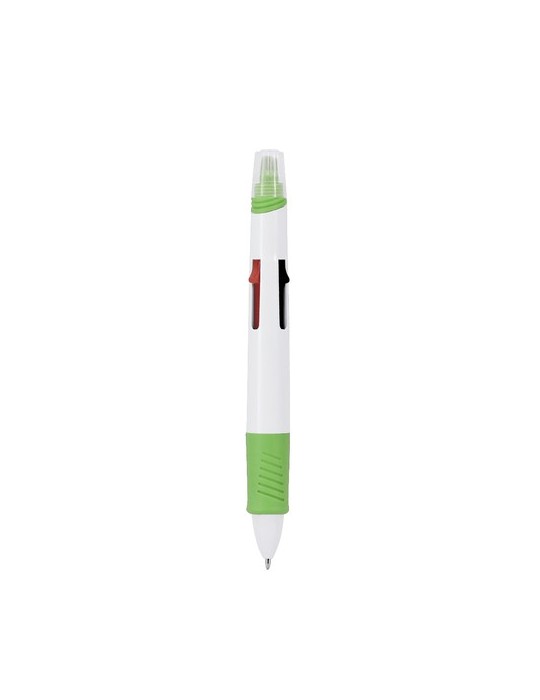 Stylo Multicolore Reggan Couleurs : vert personnalisable avec votre logo