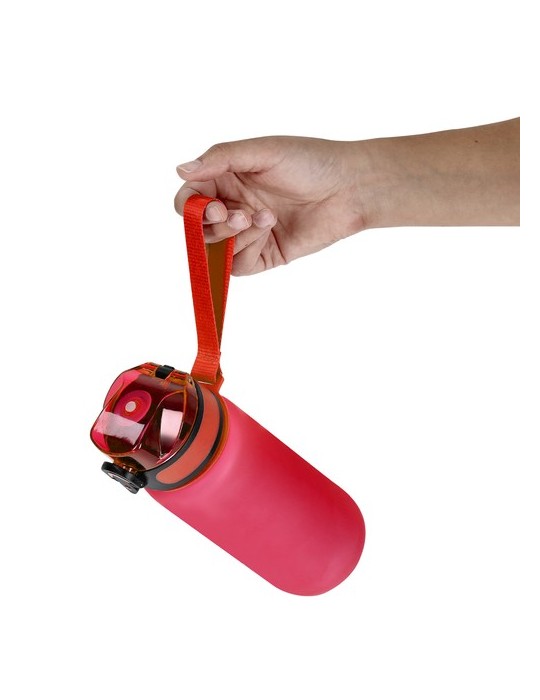 Bidon Dalbin Matières : PET recyclé Couleurs : jaune impression logo haute qualité