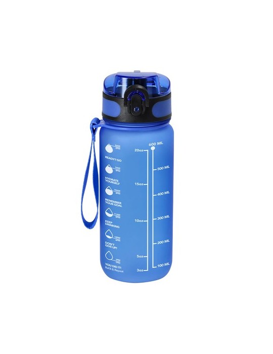 Bidon Dalbin Matières : PET recyclé Couleurs : bleu personnalisable avec votre logo