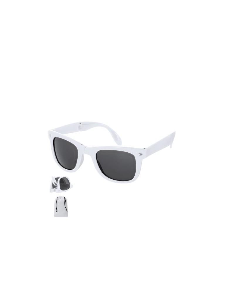 Lunettes de Soleil Lyron Couleurs : blanc personnalisable avec votre logo