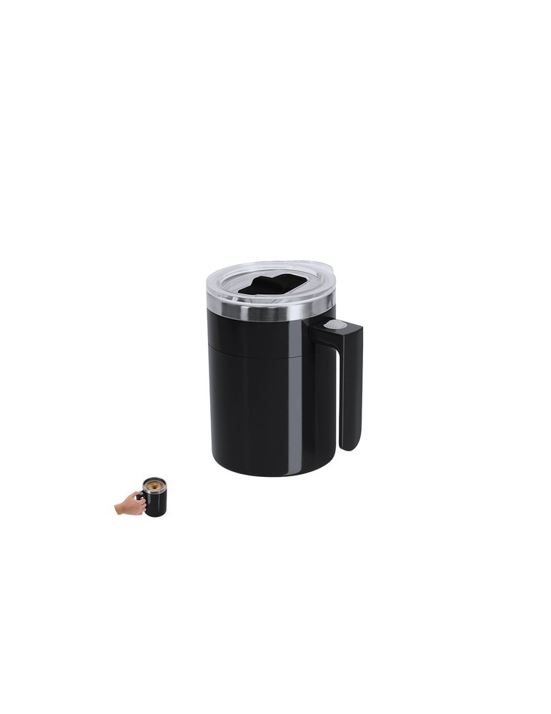 Tasse Mélangeur Waker Matières : acier inoxydable Couleurs : noir goodies publicitaire événementiel