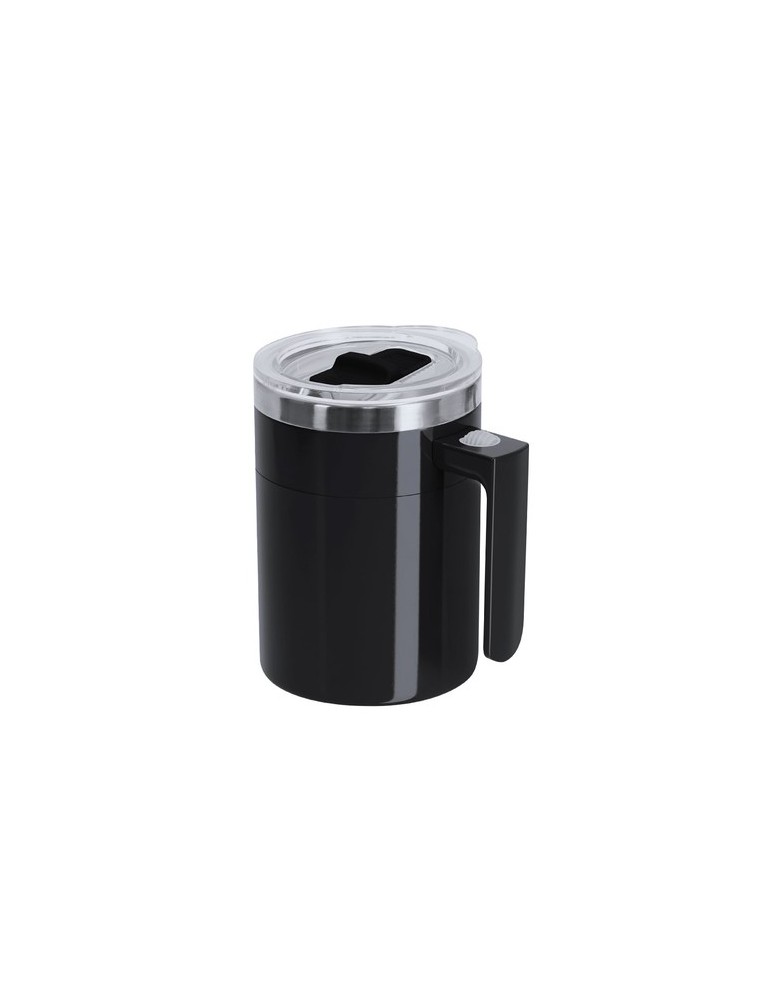 Tasse Mélangeur Waker Matières : acier inoxydable Couleurs : noir objet promotionnel éco-responsable