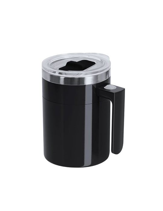 Tasse Mélangeur Waker Matières : acier inoxydable Couleurs : noir objet promotionnel éco-responsable