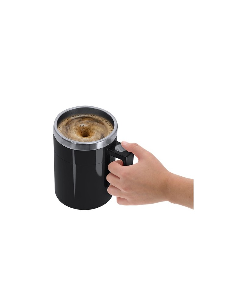 Tasse Mélangeur Waker Matières : acier inoxydable Couleurs : noir goodies personnalisé en stock