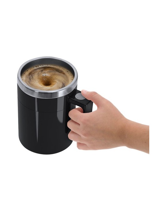 Tasse Mélangeur Waker Matières : acier inoxydable Couleurs : noir goodies personnalisé en stock