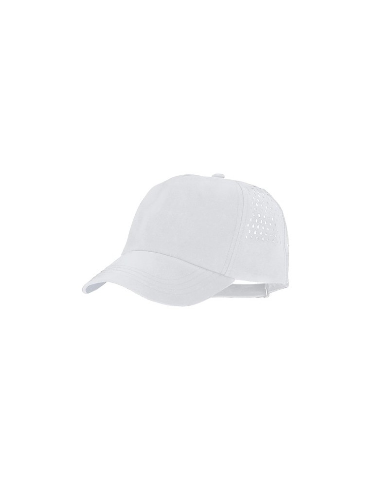 Casquette Ithaca Matières : microfibre Couleurs : blanc personnalisable avec votre logo