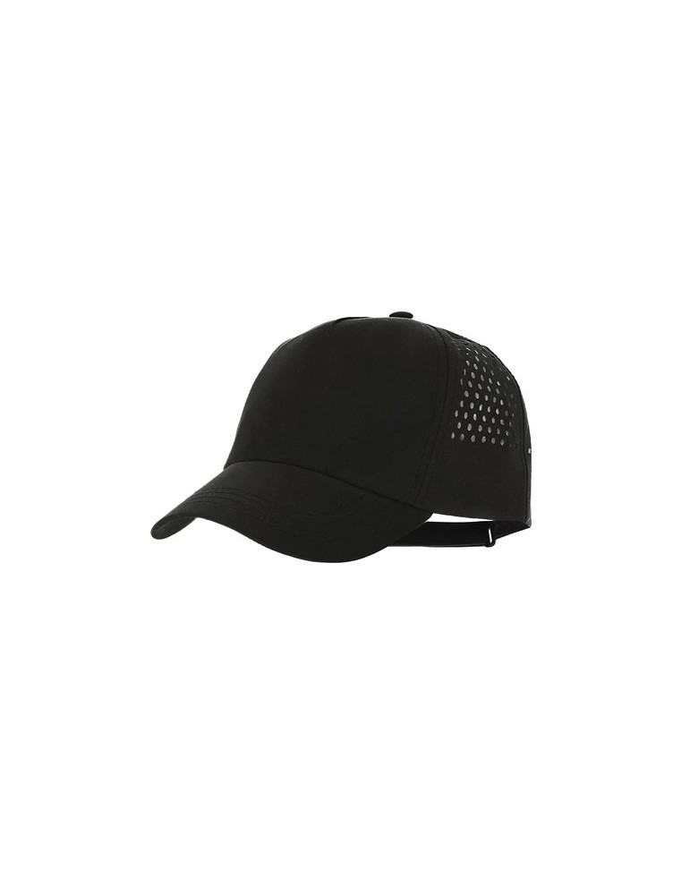 Casquette Ithaca Matières : microfibre Couleurs : noir cadeau entreprise pas cher