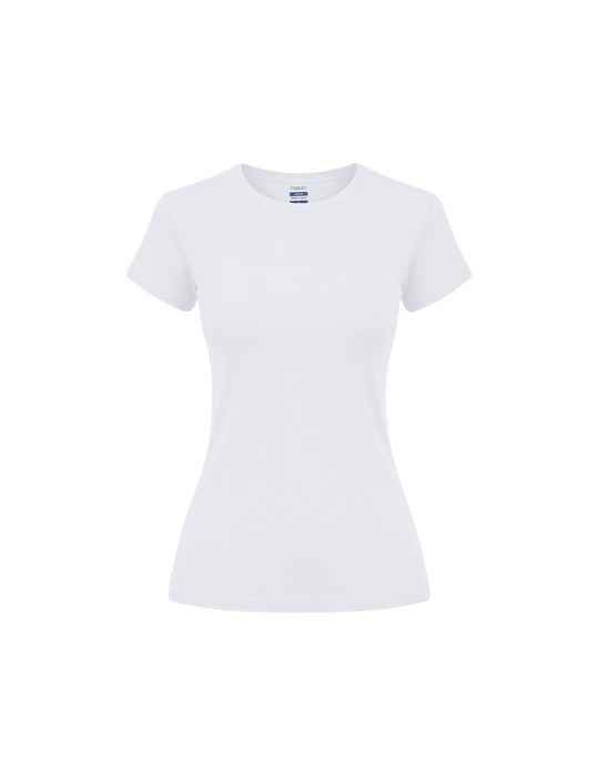 T-Shirt Femme Blanc Epika Matières : coton Taille textile : S Couleurs : blanc
