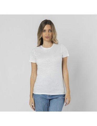 T-Shirt Femme Blanc Epika Matières : coton Taille textile : S Couleurs : blanc 2