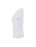 T-Shirt Femme Blanc Epika Matières : coton Taille textile : S Couleurs : blanc marquage couleur éclatante