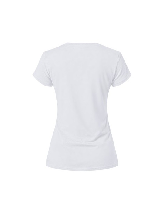 T-Shirt Femme Blanc Epika Matières : coton Taille textile : S Couleurs : blanc cadeau entreprise pas cher