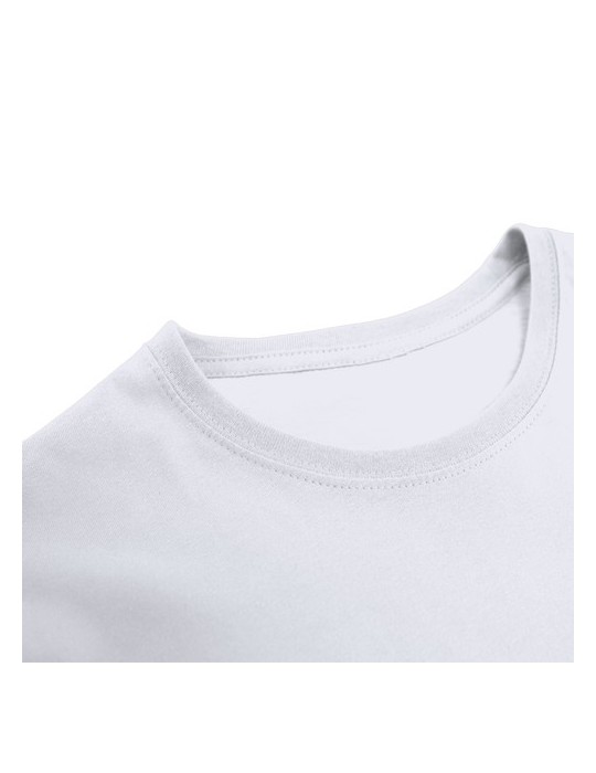 T-Shirt Femme Blanc Epika Matières : coton Taille textile : S Couleurs : blanc marquage laser ultra précis