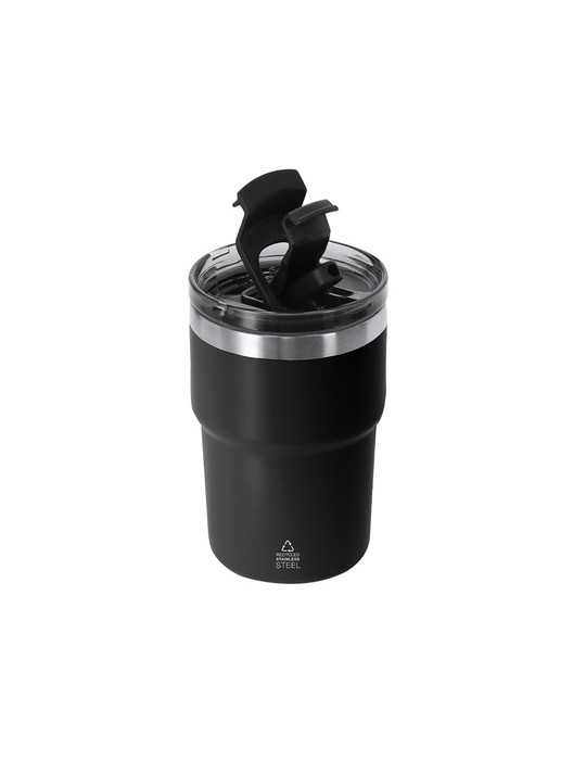 Verre Thermique Laplux Couleurs : blanc Matières : acier inoxydable recyclé cadeau collaborateur premium