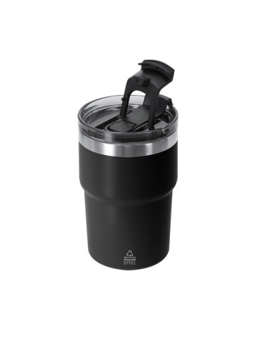 Verre Thermique Laplux Couleurs : noir Matières : acier inoxydable recyclé goodies personnalisé en stock