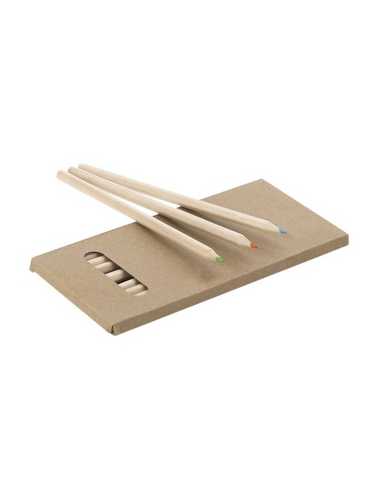 Boîte Crayons Wibar Matières : carton recyclé Couleurs : naturel