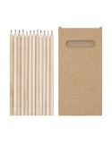 Boîte Crayons Wibar Matières : carton recyclé Couleurs : naturel personnalisable avec votre logo