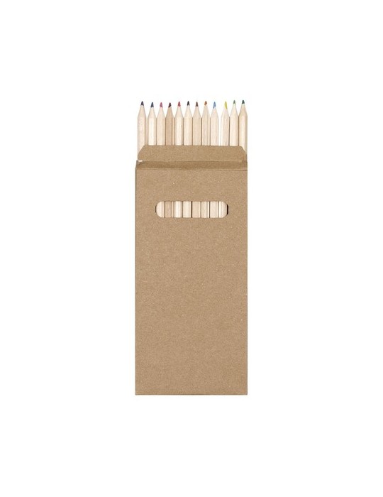 Boîte Crayons Wibar Matières : carton recyclé Couleurs : naturel cadeau entreprise pas cher
