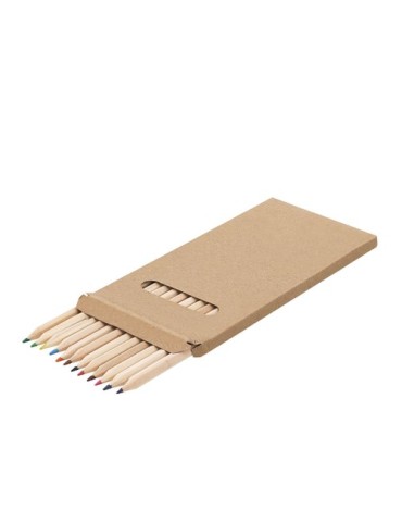 Boîte Crayons Wibar Matières : carton recyclé Couleurs : naturel impression haute définition