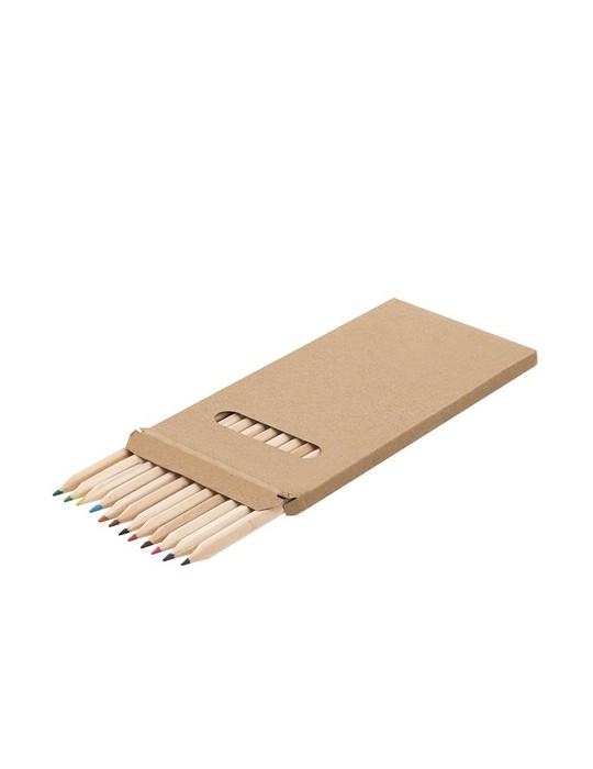 Boîte Crayons Wibar Matières : carton recyclé Couleurs : naturel impression haute définition