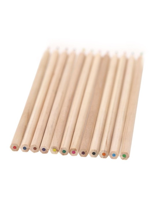 Boîte Crayons Wibar Matières : carton recyclé Couleurs : naturel marquage laser ultra précis