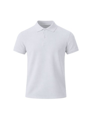 Polo Enfant Blanc Charles Matières : coton Taille textile : 9/10 ans Couleurs : blanc