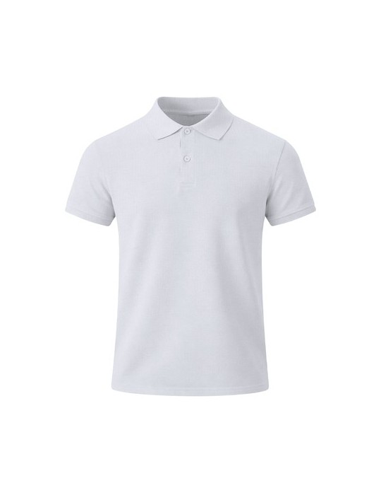 Polo Enfant Blanc Charles Matières : coton Taille textile : 9/10 ans Couleurs : blanc