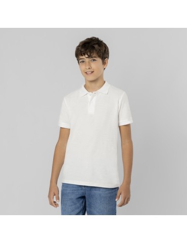 Polo Enfant Blanc Charles Matières : coton Taille textile : 9/10 ans Couleurs : blanc 2