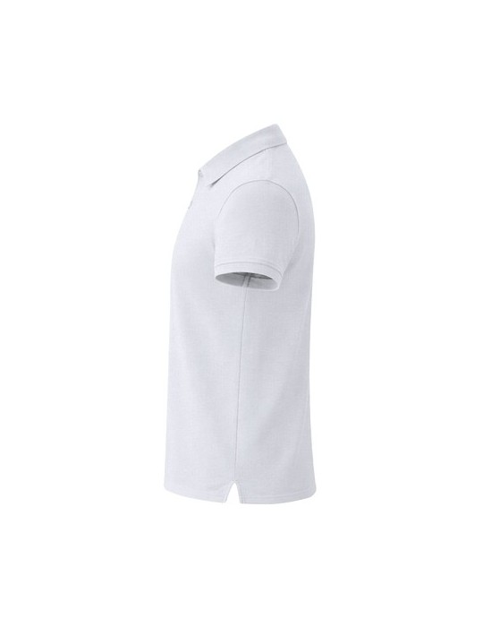 Polo Enfant Blanc Charles Matières : coton Taille textile : 9/10 ans Couleurs : blanc impression logo haute qualité