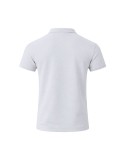Polo Enfant Blanc Charles Matières : coton Taille textile : 5/6 ans Couleurs : blanc personnalisation sur mesure