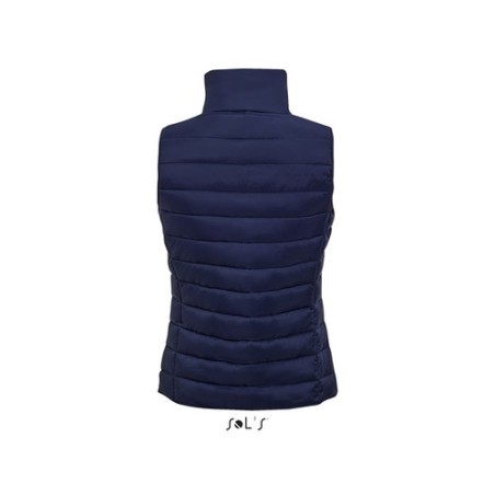Gilet Bodywarmer Femme Personnalisé Éco-responsable - WAVE Taille textile : XXL Couleurs : bleu marine goodies entreprise design