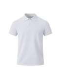 Polo Enfant Blanc Charles Matières : coton Taille textile : 7/8 ans Couleurs : blanc cadeau entreprise pas cher