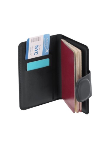 Étui Passeport Traqueur Rebec Matières : PU Couleurs : noir livraison express 24h 48h