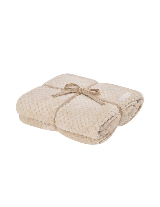 Couverture Iridian Matières : polyester Couleurs : naturel personnalisable avec votre logo
