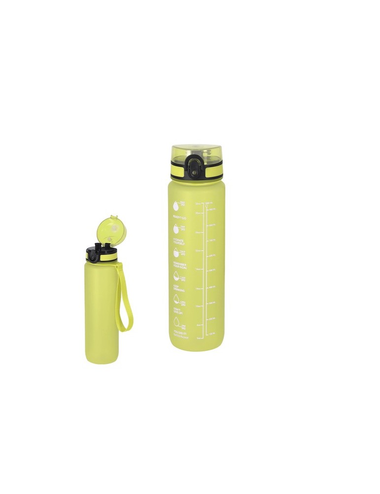 Bidon Trarun Matières : PET recyclé Couleurs : jaune personnalisation rapide en France