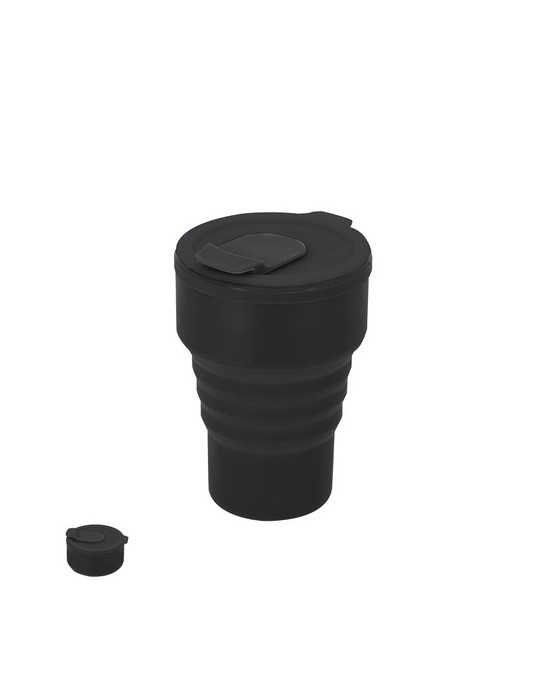 Verre Pliable Roric Matières : silicone Couleurs : bleu marine objet promotionnel éco-responsable