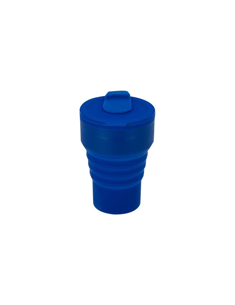 Verre Pliable Roric Matières : silicone Couleurs : bleu goodies publicitaire événementiel