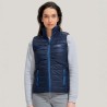Gilet Bodywarmer Femme Personnalisé Éco-responsable - WAVE Taille textile : XXL Couleurs : bleu marine objet promo petit budget