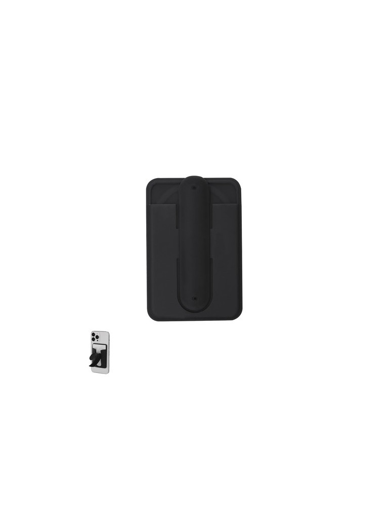 Support Porte-Cartes Roch Matières : silicone Couleurs : bleu personnalisation rapide en France